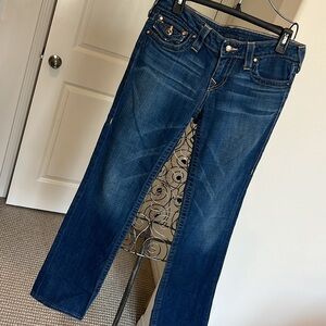 True Religion jeans with rhinestones. Size 29.